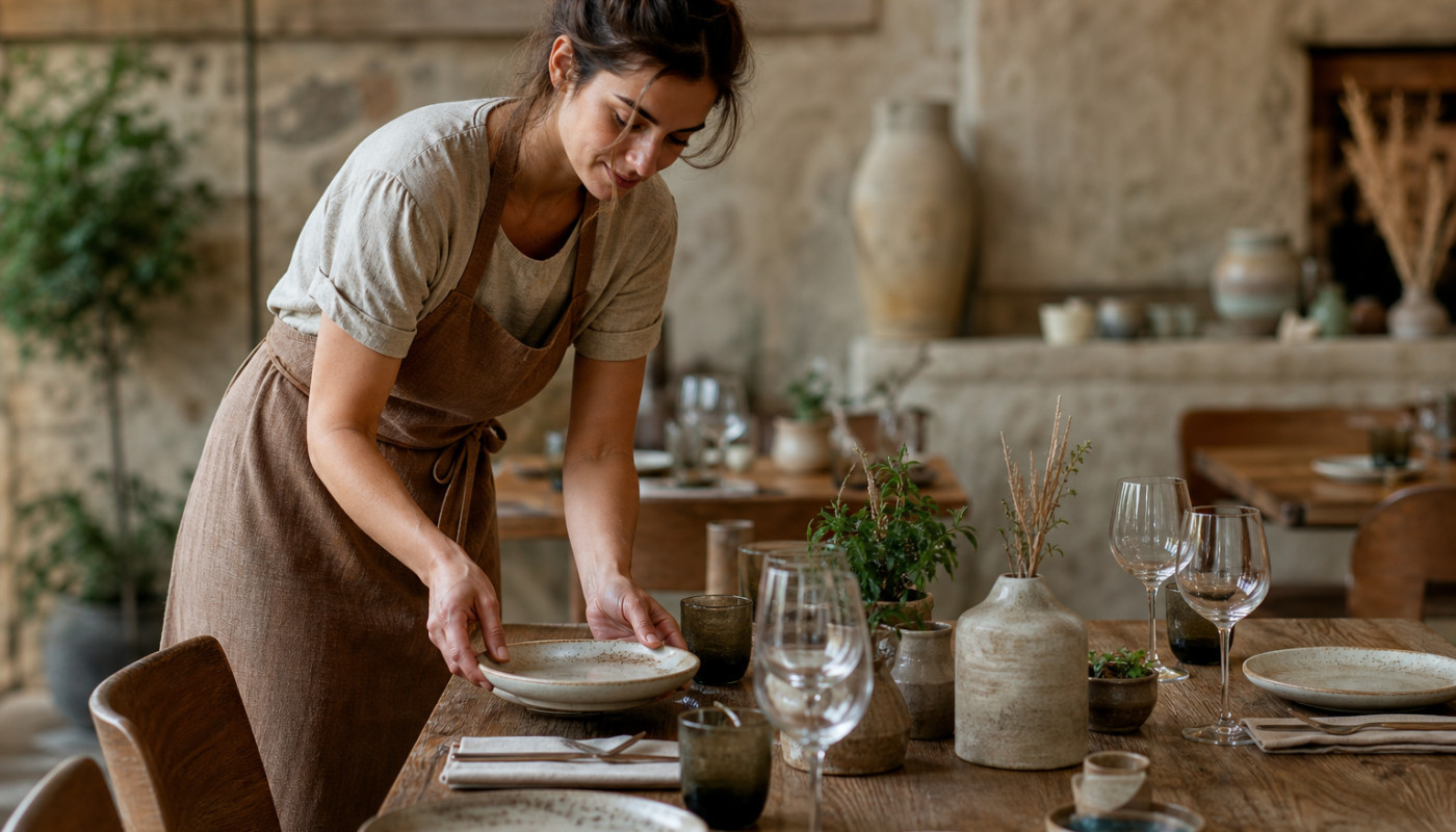 Quand le fait-main s’invite à table : l’artisanat, nouvel atout déco en restauration