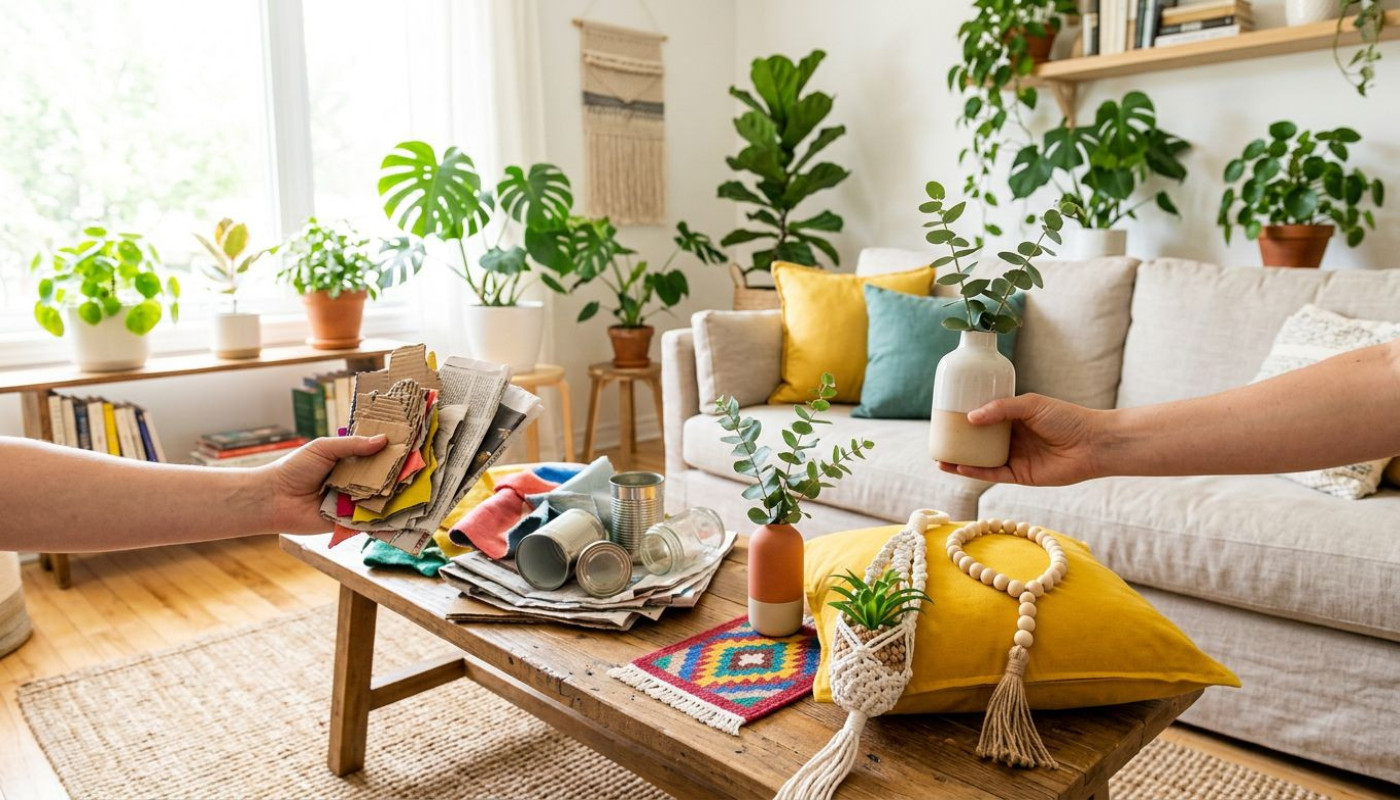 Recycler ou acheter : qui gagne le match de la créativité déco ?
